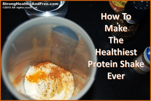 Learn how to make the Healthiest Protein Shake ever with this simple recipe!