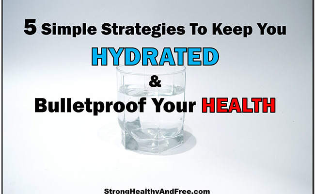 5 simple strategies to keep you hydrated and bulletproof your health! #hydration #health