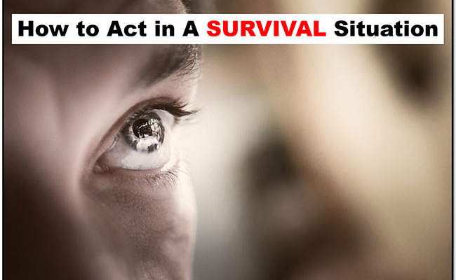 How to act in a survival situation #stress #survival #situationalawareness